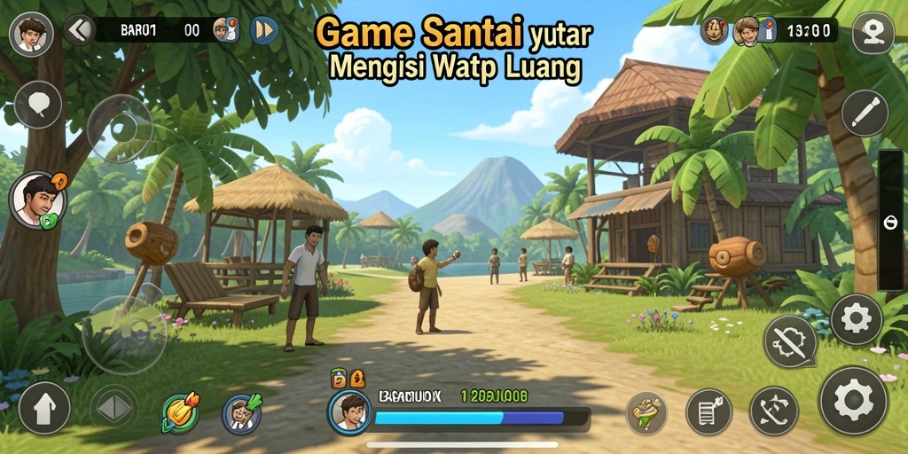 Screenshot utama BARU01 menunjukkan gameplay seru dan menantang.