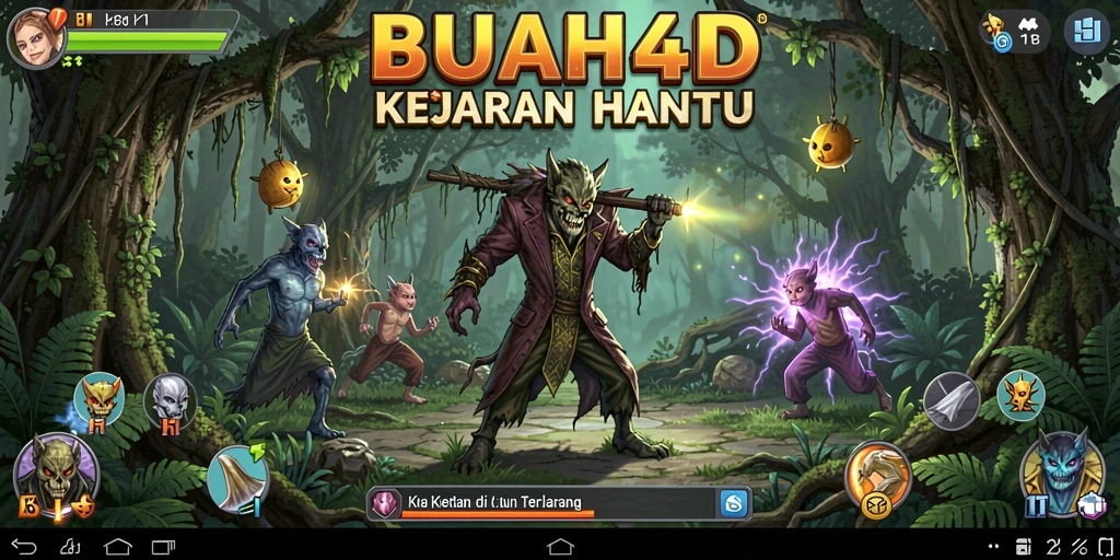 Gameplay menegangkan di kebun angker BUAH4D.