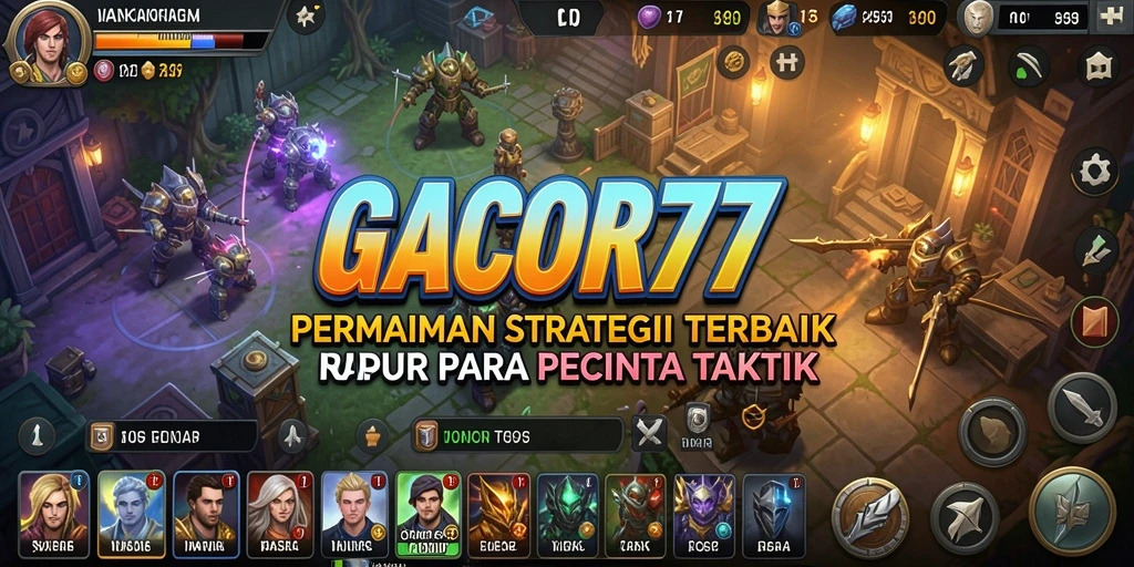 Tampilan gameplay GACOR77 yang intens dan strategis.