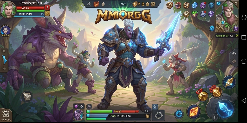 Gameplay menarik IN22 dalam dunia MMORPG yang luas.