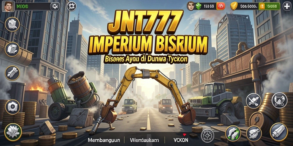 Screenshot utama JNT777 menunjukkan serunya gameplay Tycoon yang menantang.