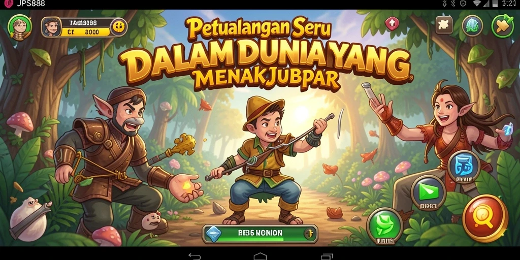 Gameplay JPS888 yang seru dan penuh petualangan di dunia menakjubkan.