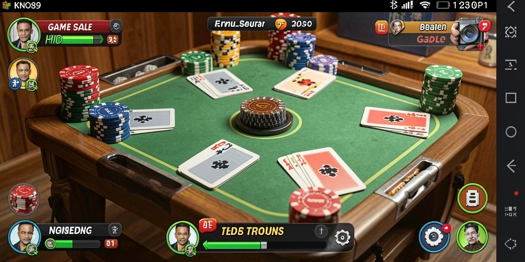 Tampilan gameplay seru KNO89 dengan desain menarik.