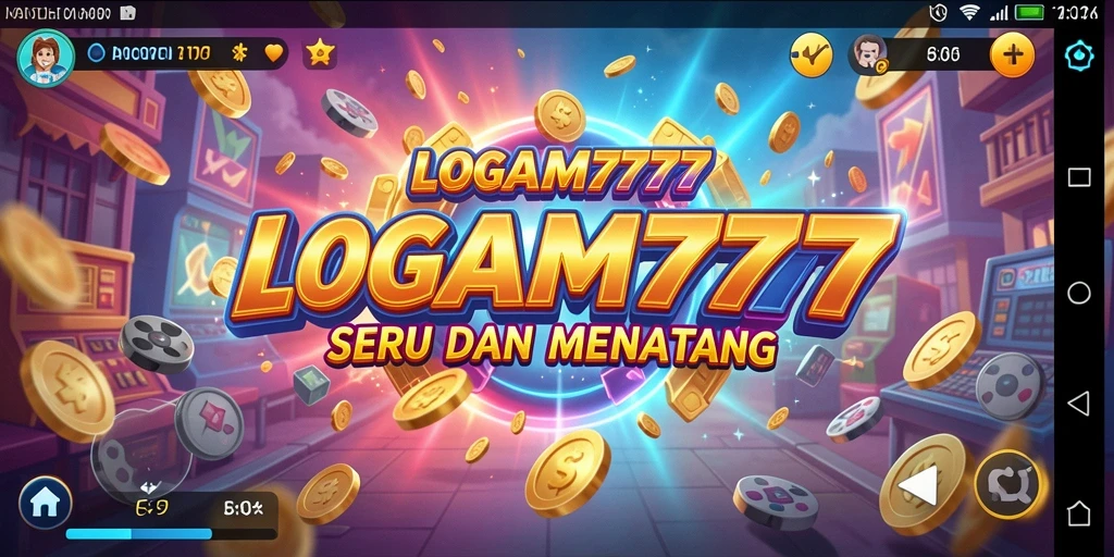 Tampilan aksi gameplay LOGAM777 yang seru dan menegangkan.