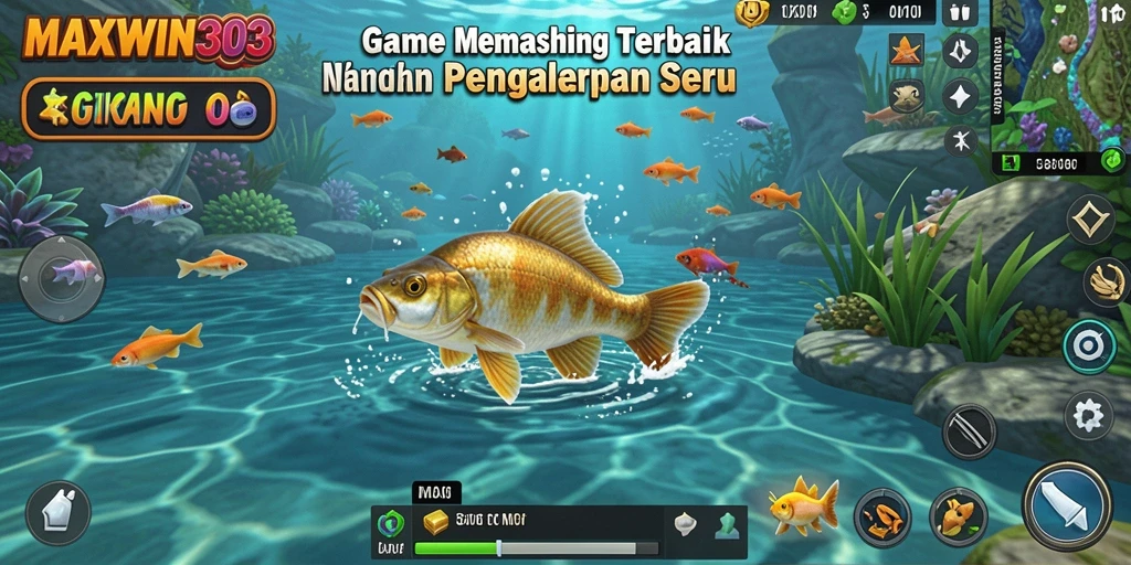 Tangkapan ikan yang spektakuler dalam gameplay MAXWIN303.