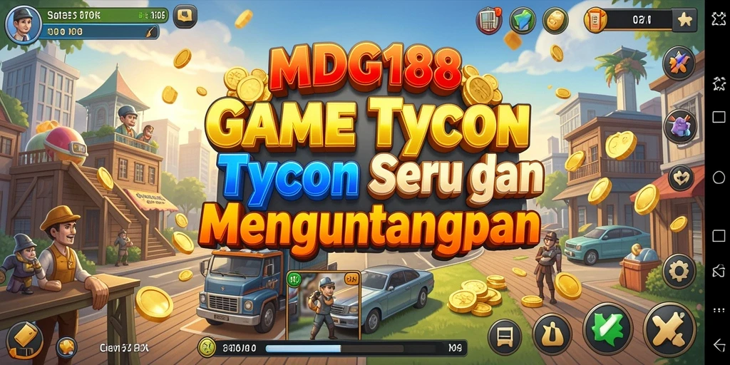 Tampilan gameplay MDG188 sebagai game Tycoon yang menarik.