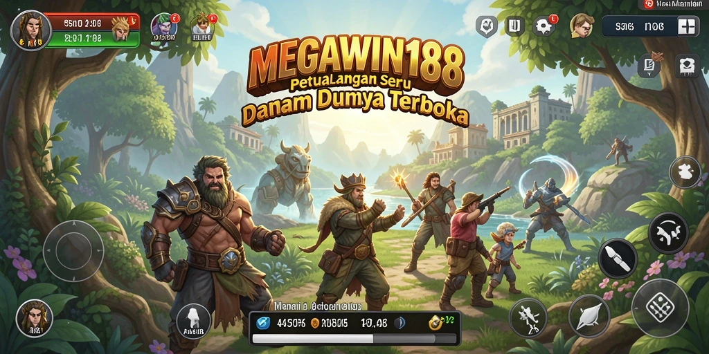 Screenshot menampilkan gameplay seru dalam dunia terbuka MEGAWIN188.