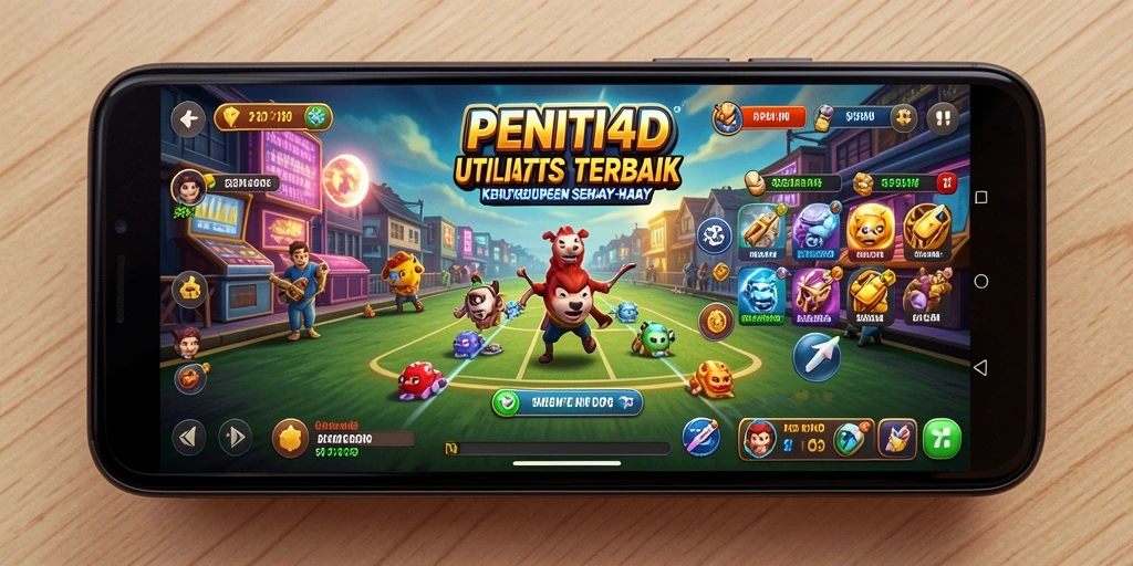 Tampilan utama PENITI4D dengan fitur utama yang menarik.