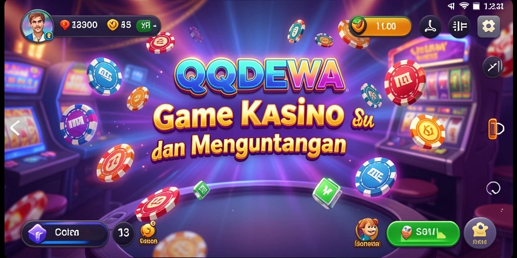 Screenshot utama QQDEWA menampilkan gameplay Kasino yang menarik.