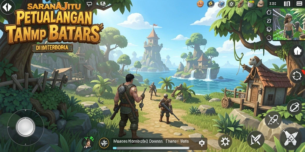 Gameplay menakjubkan SARANAJITU di dunia terbuka.