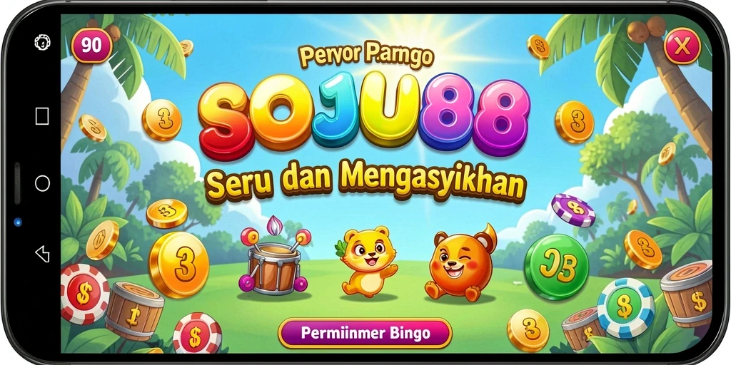 Tampilan gameplay menarik dari game Bingo SOJU88.