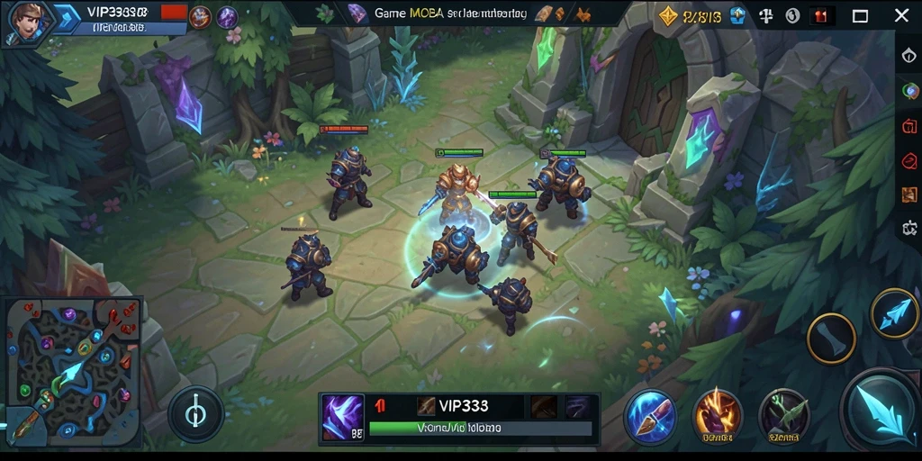 Screenshot gameplay VIP333 yang intens dan seru di medan pertempuran.