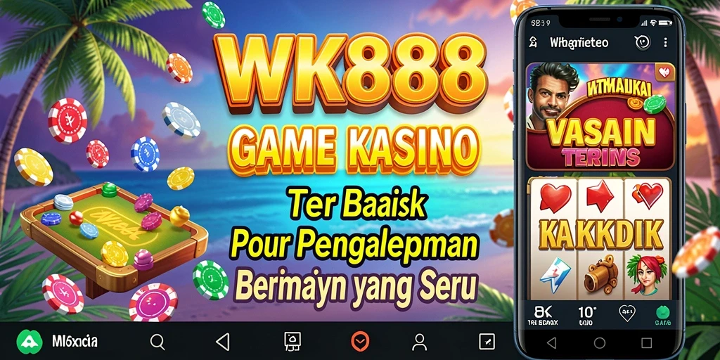 Tangkapan layar utama WK888 menampilkan gameplay kasino yang menarik dan interaktif.