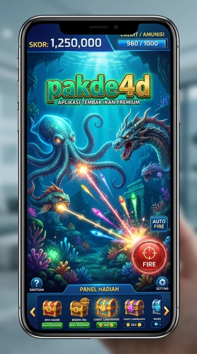 Navigasi yang mudah di aplikasi pakde4d untuk menemukan aplikasi.